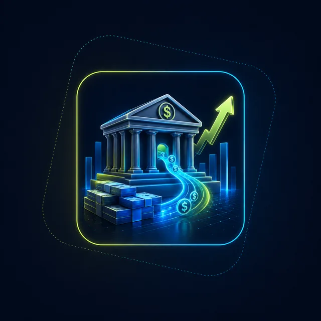 Business funding and working capital bank with cash flow